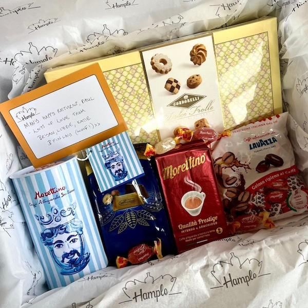 Coffee Lover's Gift Hamper Italian food hampers from Hample